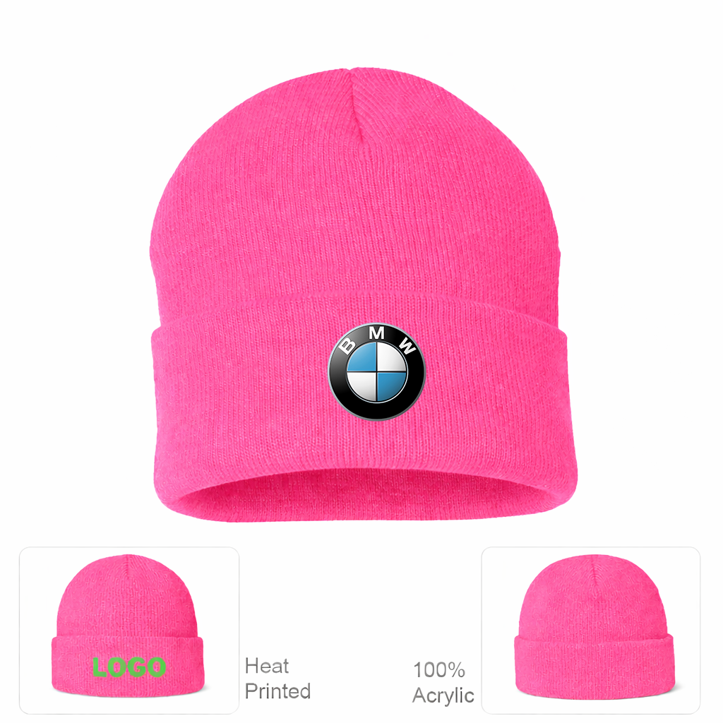 BMW Motorsports Car Cuffed Beanie Hat