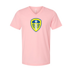 Men’s Leeds United Football Club - BELLA + CANVAS - Jersey V-Neck Tee - 3005