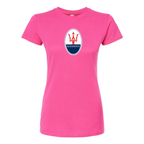 Women’s Maserati Car Round Neck T-Shirt
