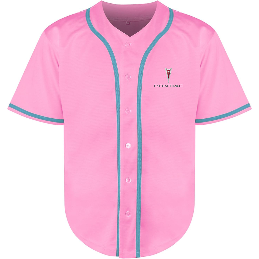 Men’s Pontiac Car Baseball Jersey