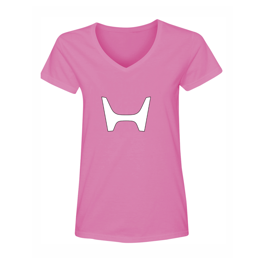 Women's Honda Car New V-Neck T-Shirt