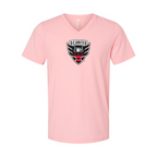 Men’s D.C. United FC - BELLA + CANVAS - Jersey V-Neck Tee - 3005