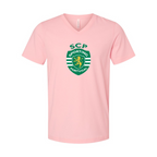 Men’s Sporting CP FC  - BELLA + CANVAS - Jersey V-Neck Tee - 3005