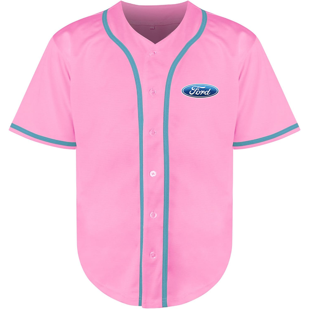 Men’s Ford Car Baseball Jersey