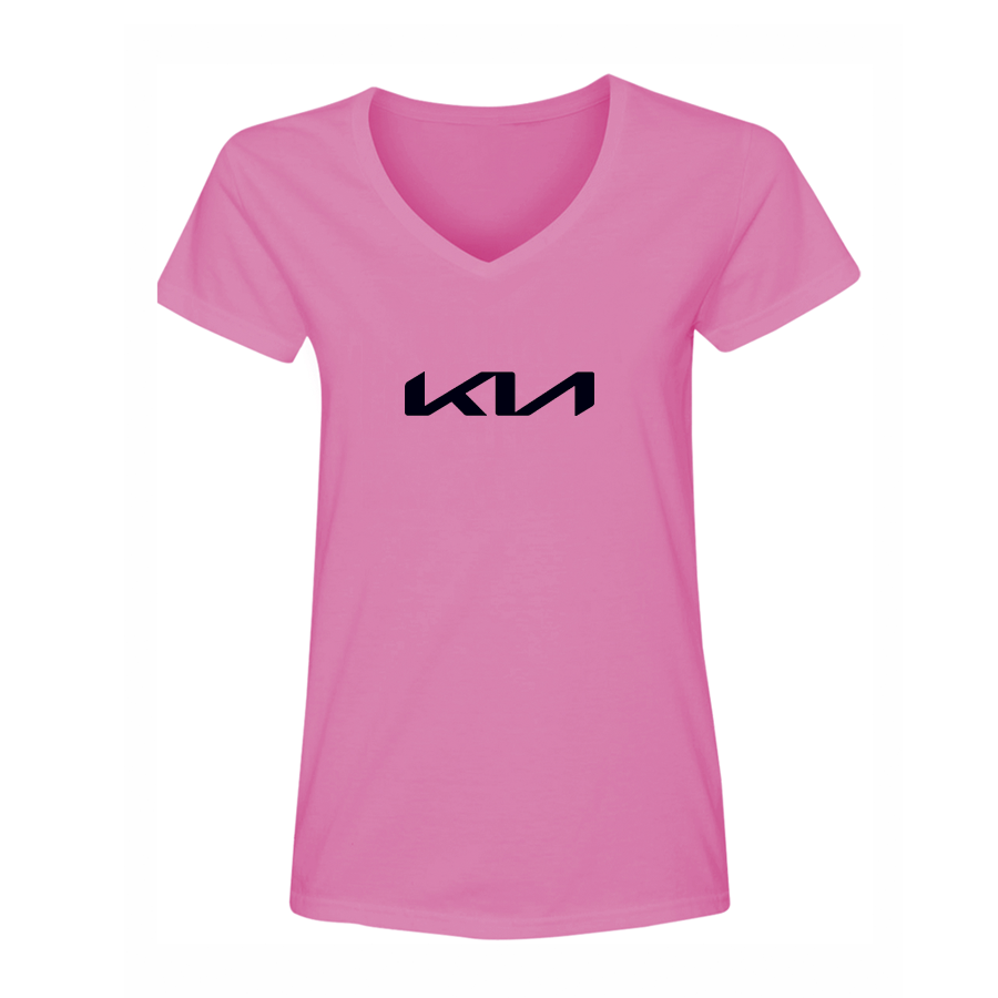 Women's Kia Car V-Neck T-Shirt