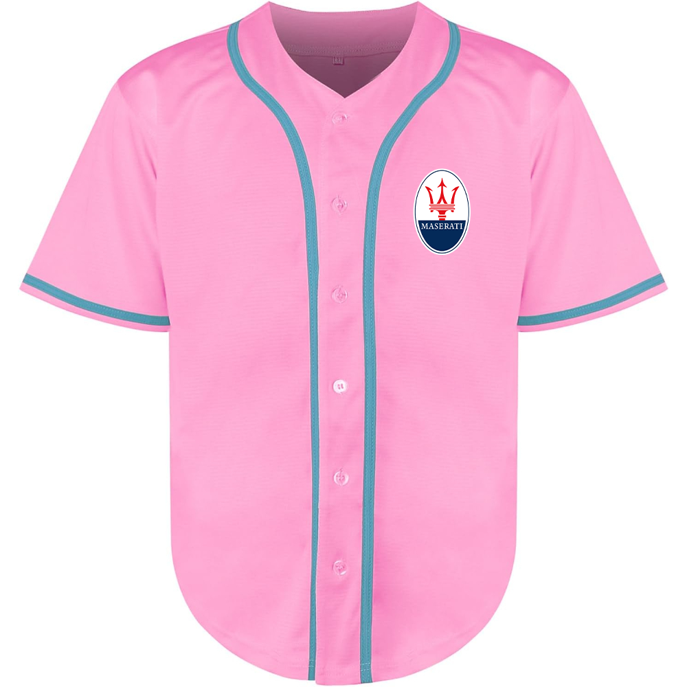 Men’s Maserati Car Baseball Jersey