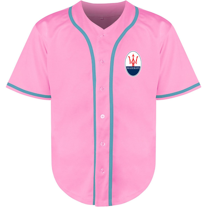 Men’s Maserati Car Baseball Jersey