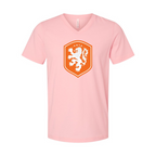 Men’s  Netherlands National Soccer Team  - BELLA + CANVAS - Jersey V-Neck Tee - 3005
