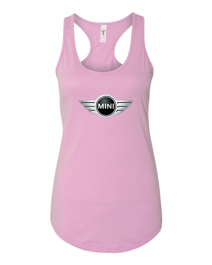 Women's Mini Cooper Car Racerback Tank Top