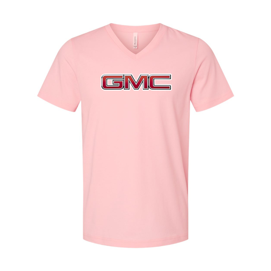 Men’s GMC Car - BELLA + CANVAS - Jersey V-Neck Tee - 3005