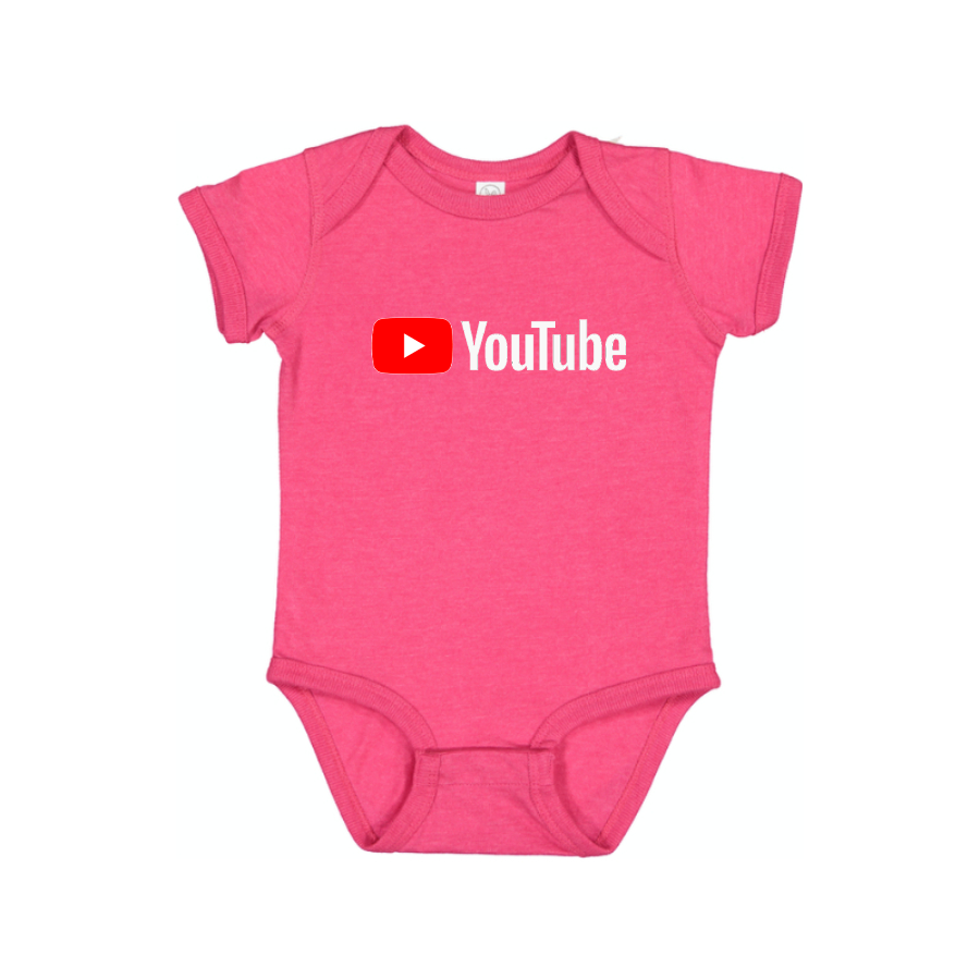 YouTube Social Video Steaming Baby Romper Onesie