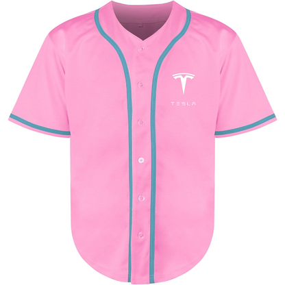 Men’s Tesla Motorsports Car Baseball Jersey