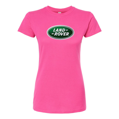 Women’s Land Rover Car Round Neck T-Shirt