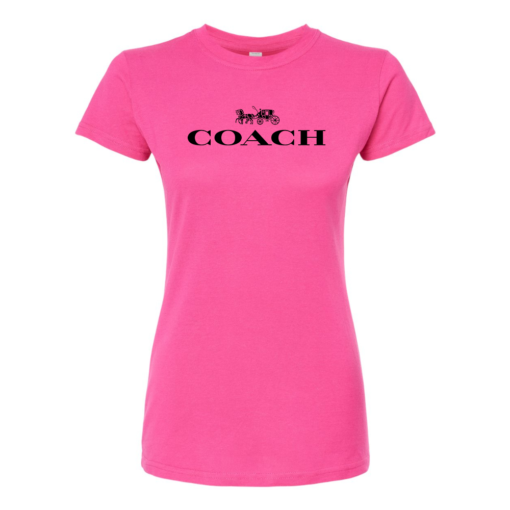 Women's Coach Round Neck T-Shirt