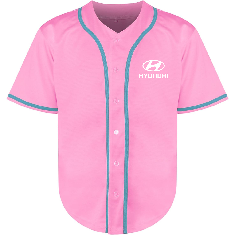 Men’s Hyundai Car Baseball Jersey