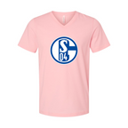 Men’s  Schalke 04 FC - BELLA + CANVAS - Jersey V-Neck Tee - 3005
