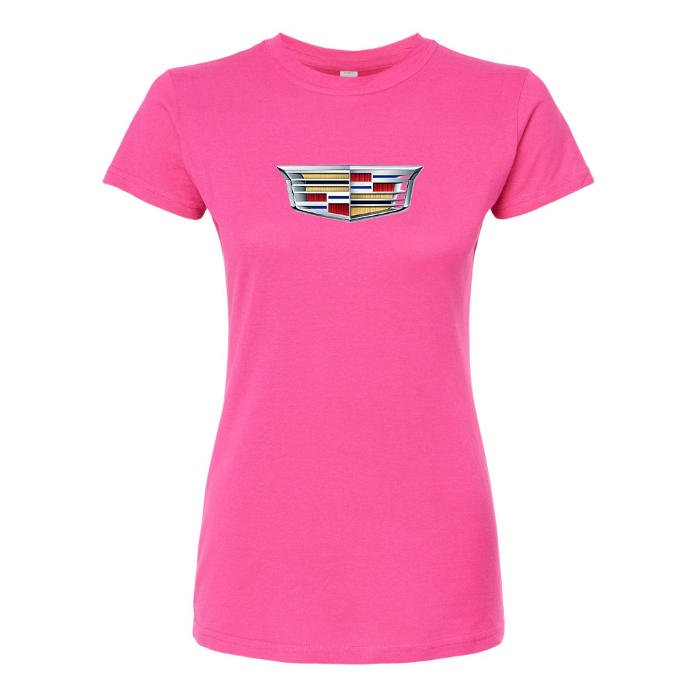 Women’s Cadillac Car Round Neck T-Shirt