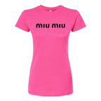 Women's Miu Miu Round Neck T-Shirt