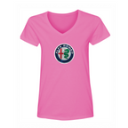 Women's Alfa Romeo Car V-Neck T-Shirt