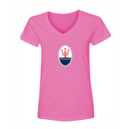 Women's Maserati Car V-Neck T-Shirt