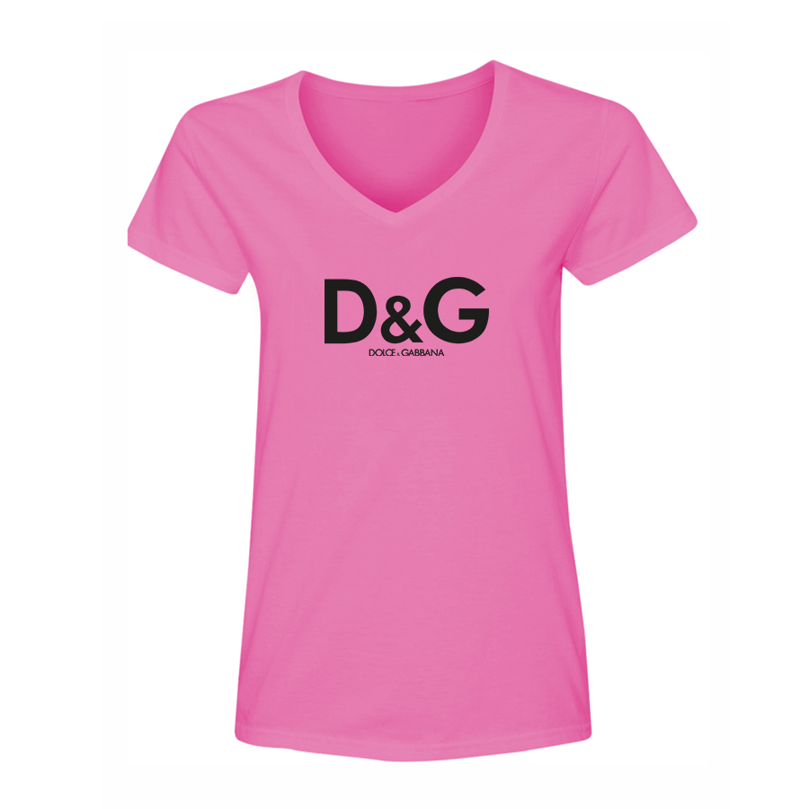 Women's Dolce and Gabbana V-Neck T-Shirt