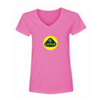 Women's Lotus Car V-Neck T-Shirt