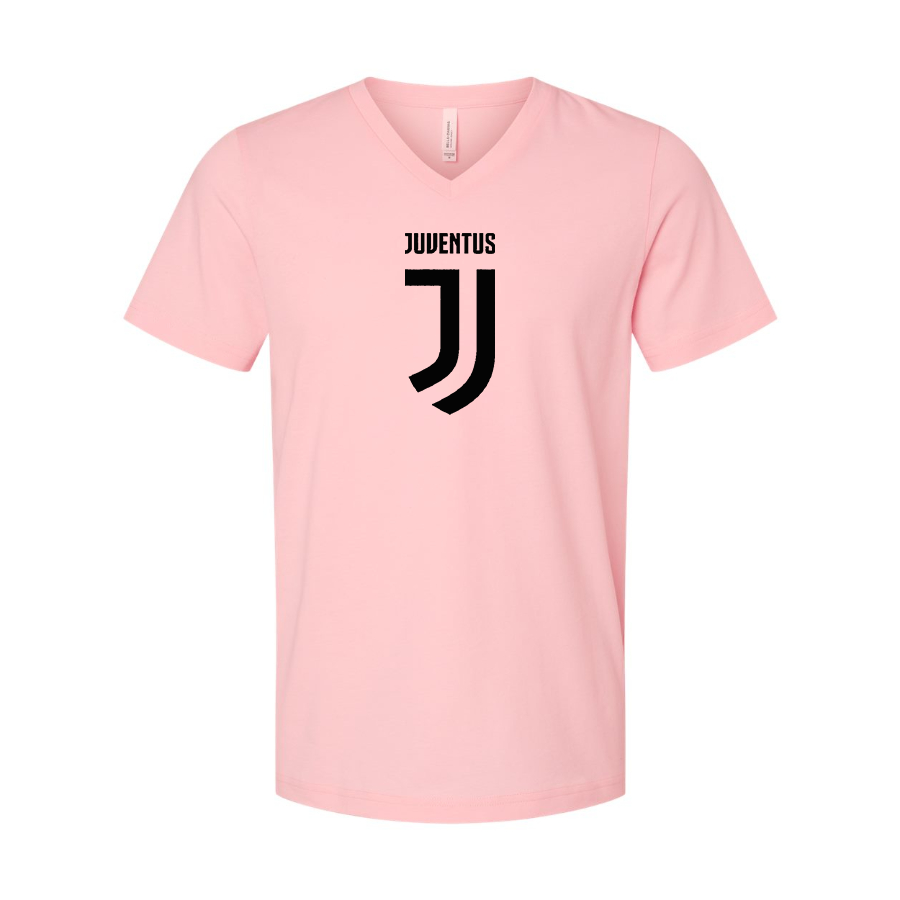 Men’s Juventus Soccer  - BELLA + CANVAS - Jersey V-Neck Tee - 3005