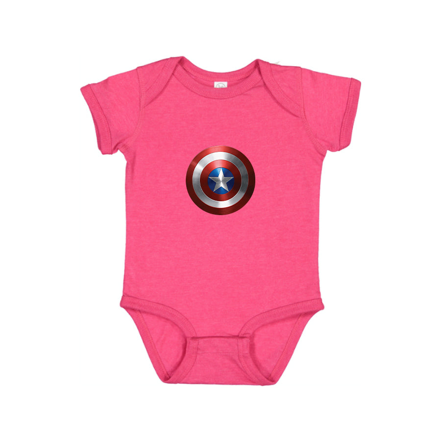 Captain America Superhero Baby Romper Onesie