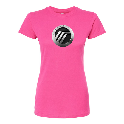 Women’s Mercury Car Round Neck T-Shirt