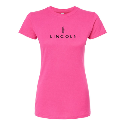 Women’s Lincoln Car Round Neck T-Shirt