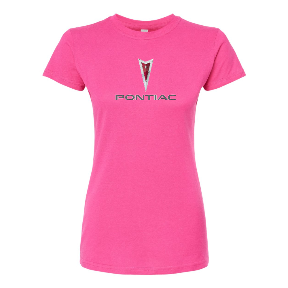 Women’s Pontiac Car Round Neck T-Shirt