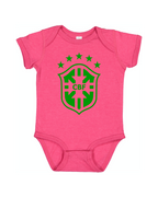 Baby Brazil Soccer Romper Onesie