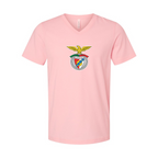Men’s SL Benfica FC - BELLA + CANVAS - Jersey V-Neck Tee - 3005