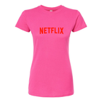 Women's Netflix Movie Show Round Neck T-Shirt