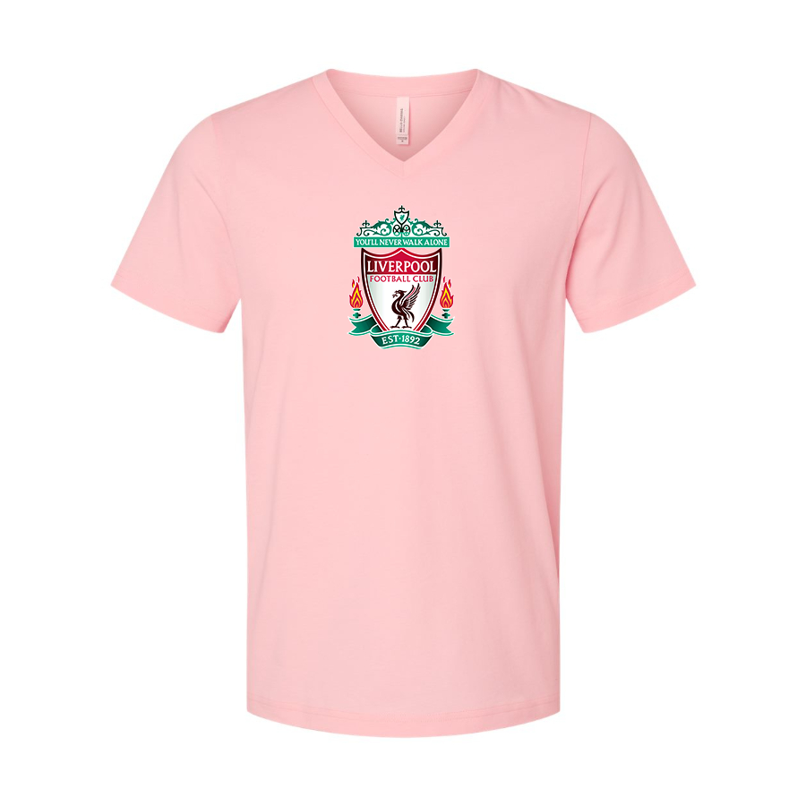 Men’s  Liverpool Football Club Est.1892 - BELLA + CANVAS - Jersey V-Neck Tee - 3005