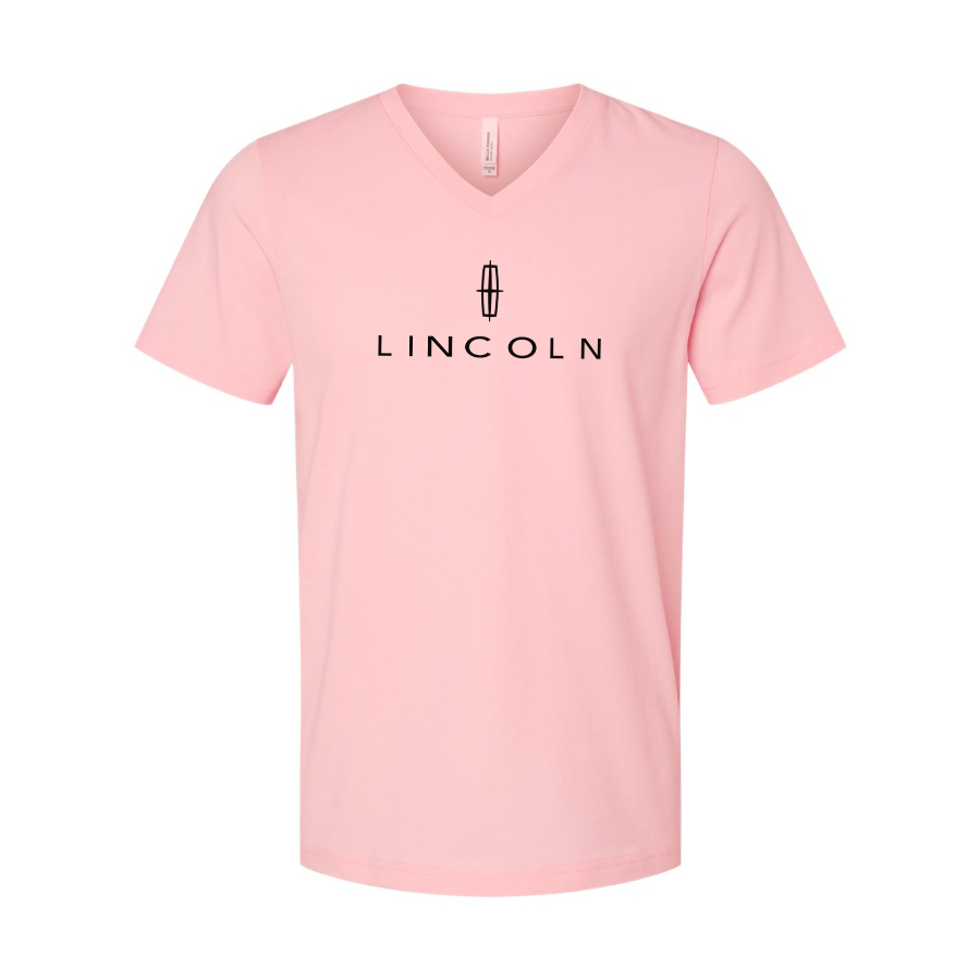 Men’s Lincoln Car - BELLA + CANVAS - Jersey V-Neck Tee - 3005