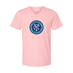 Men’s  New York City FC  - BELLA + CANVAS - Jersey V-Neck Tee - 3005