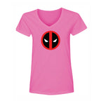 Women's Deadpool Marvel Superhero V-Neck T-Shirt