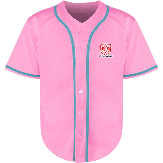 Men’s Dodge Car Baseball Jersey