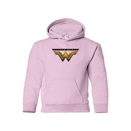 Youth Kids Wonder Woman DC Superhero Pullover Hoodie