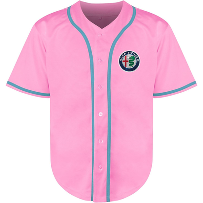 Men's Alfa Romeo Car Baseball Jersey