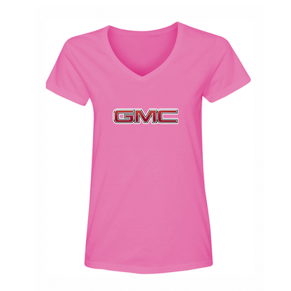 Women's GMC Car V-Neck T-Shirt