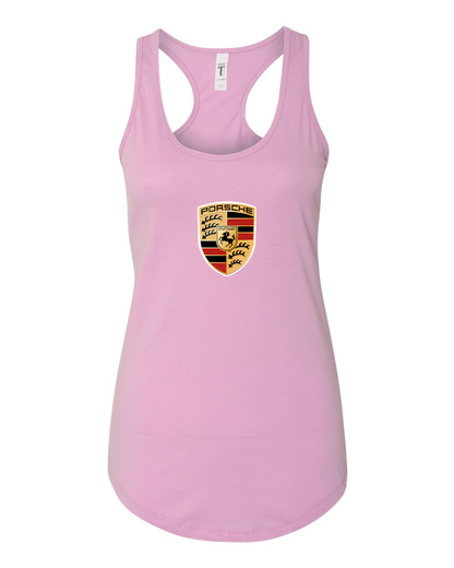 Women's Porsche Car Racerback Tank Top