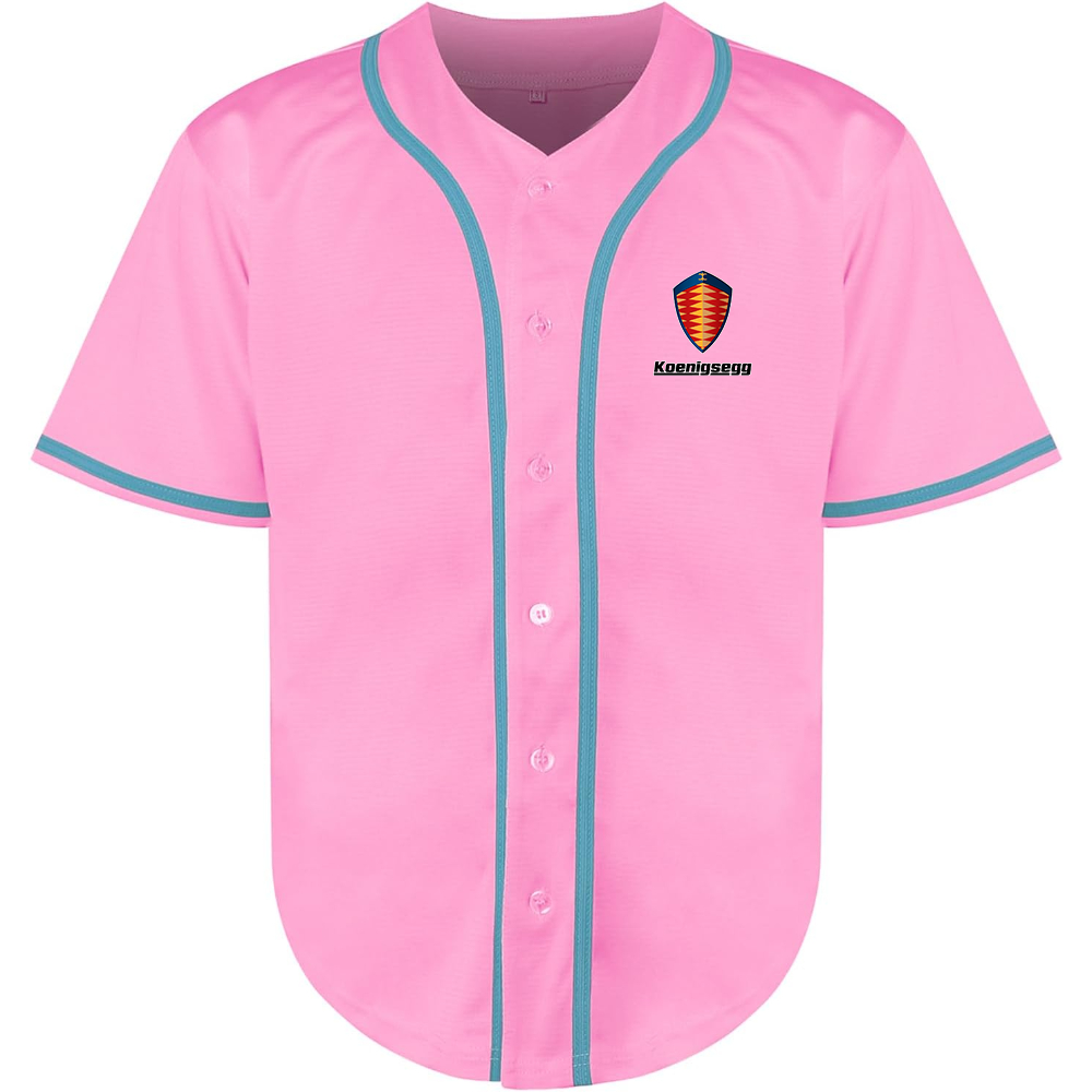 Men’s Koenigsegg Car Baseball Jersey