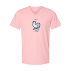 Men’s France National Soccer Team - BELLA + CANVAS - Jersey V-Neck Tee - 3005