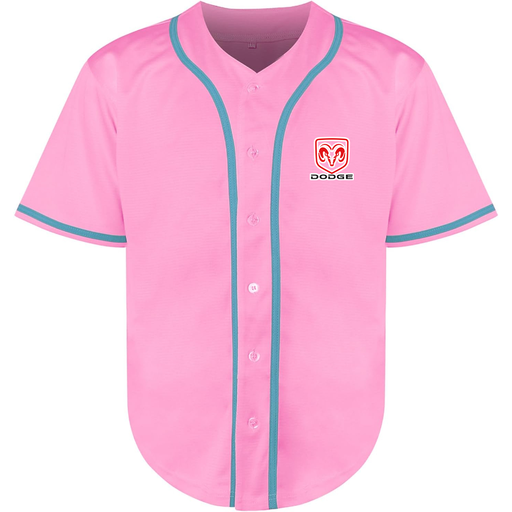 Men’s Dodge Car Baseball Jersey