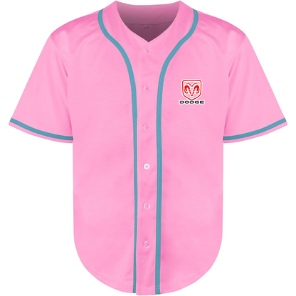 Men’s Dodge Car Baseball Jersey