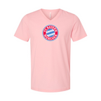 Men’s F.C. Bayern Munich Soccer - BELLA + CANVAS - Jersey V-Neck Tee - 3005