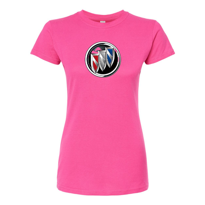 Women’s Buick Motorsports Car Round Neck T-Shirt