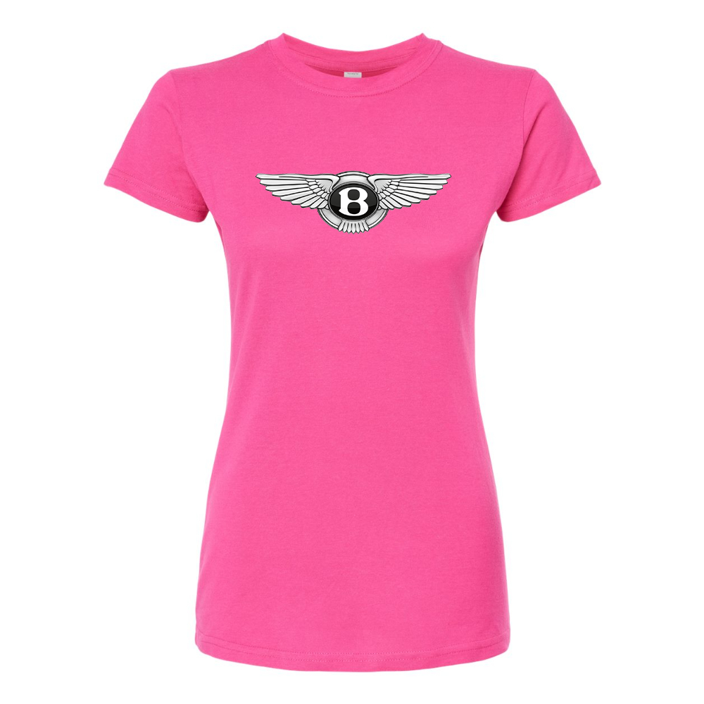 Women’s Bentley Motorsports Car Round Neck T-Shirt